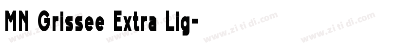 MN Grissee Extra Lig字体转换
